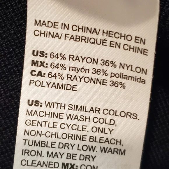 Chico's Travelers Mock Neck Sleeveless Top Tank Slinky Knit Navy Blue Size 1 - Picture 8 of 11